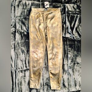 *New* Women’s Metallic Gold Leggings